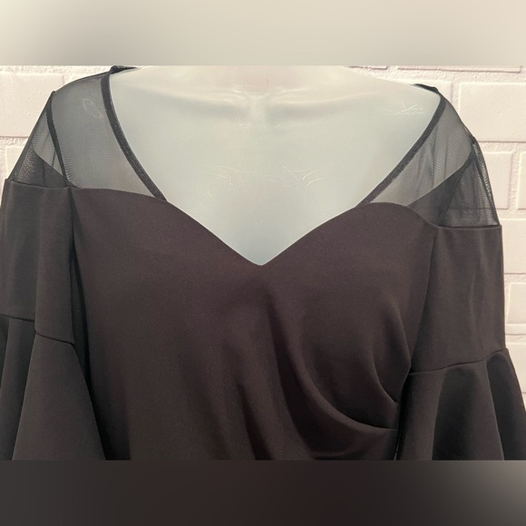 CALVIN KLEIN women short sleeve black formal dress/size 6 - Picture 5 of 9